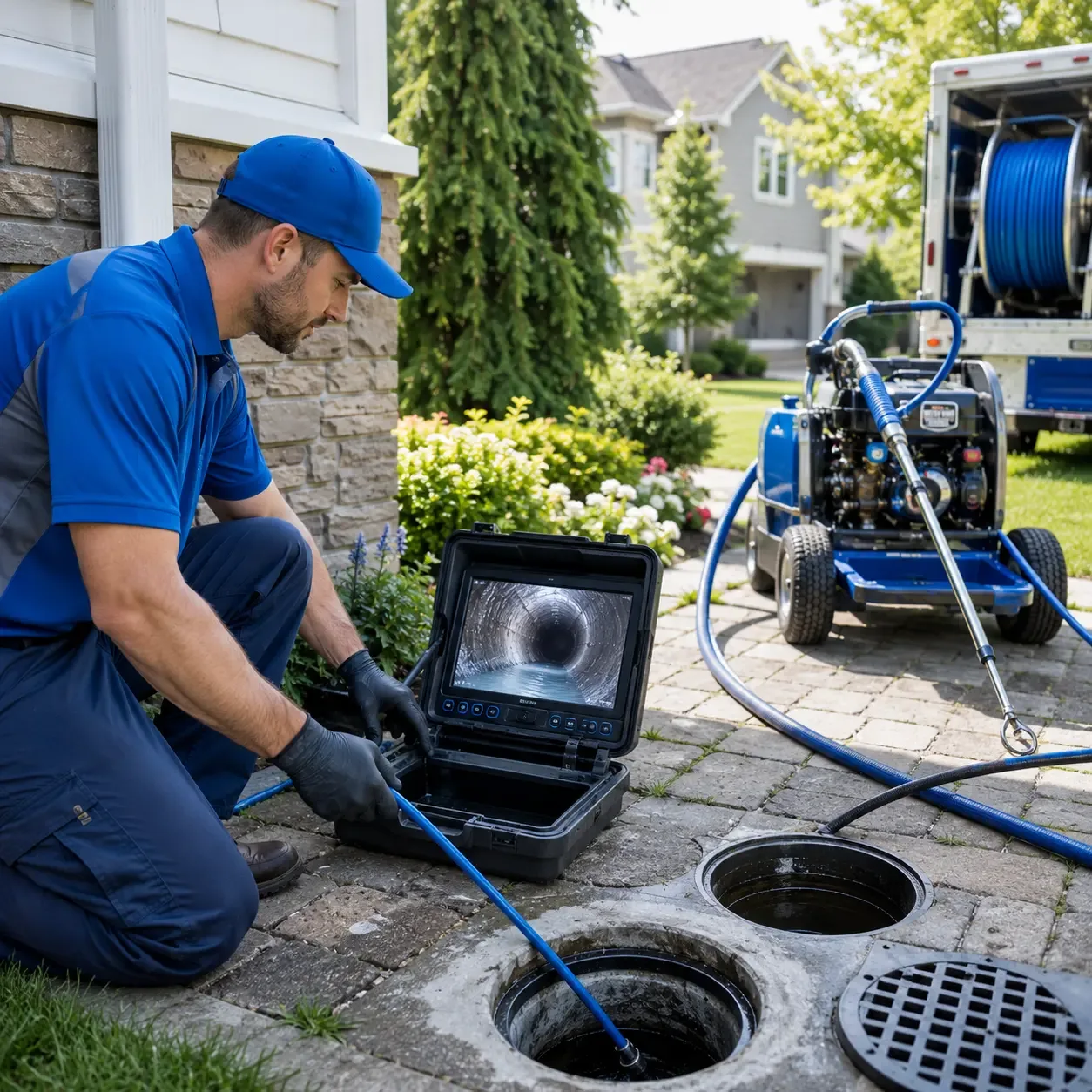 Outdoor drain cleaning professionals serving Essex, IL