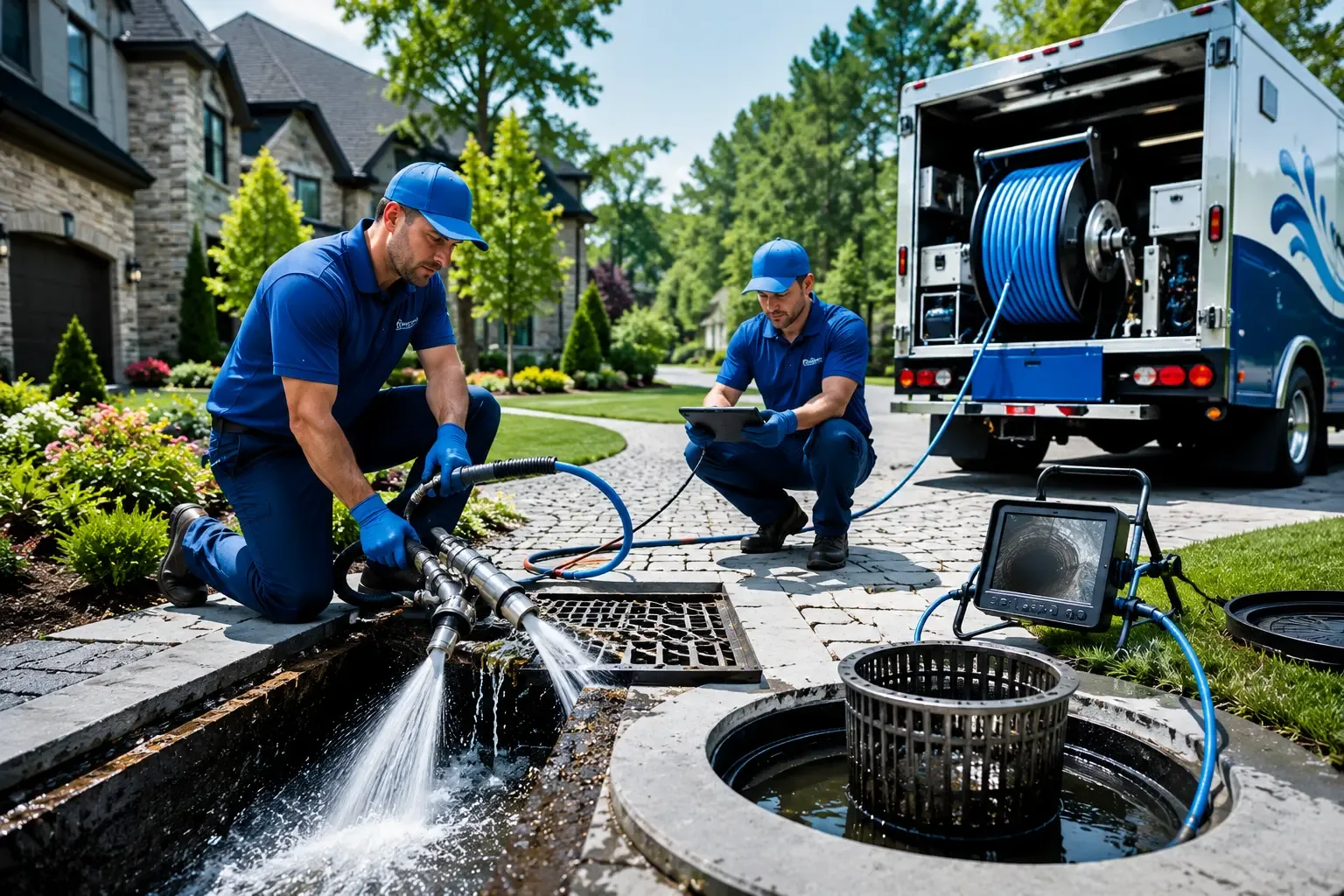 Local outdoor drain cleaning professionals in Essex, IL